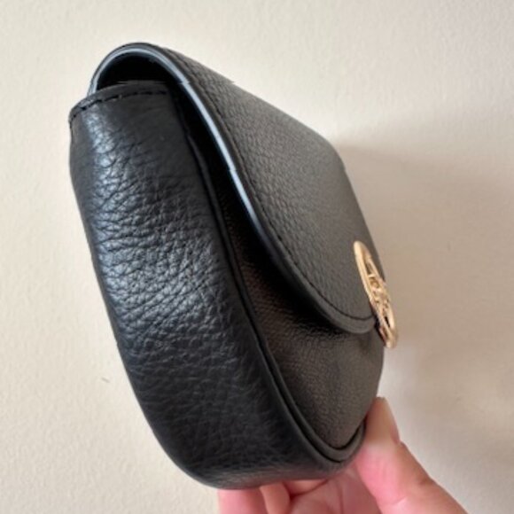 NWT! RARE! Coach F88007 Jade Mini Belt Bag In Signature Canvas & Brown Black - Picture 3 of 13